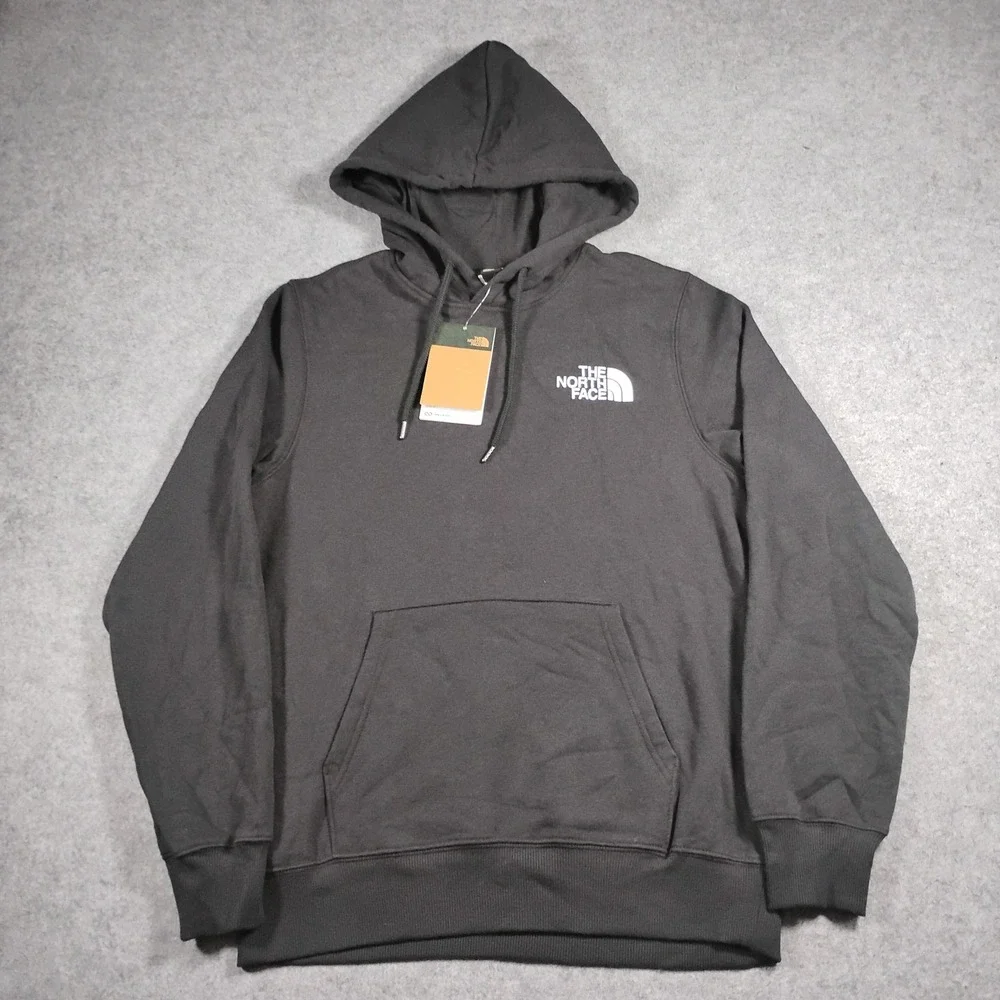 The North Face Box NSE Pullover Hoodie Men's Small Black Graphic Streetwear